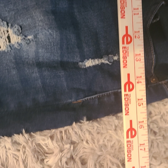 Wax Jeans Distressed Blue Jeans - Picture 5 of 14